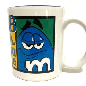 1997 M&M Blue Vintage Mars Collector's Mug 10oz